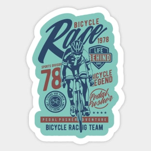 Bicycle Cycle Racing Vintage Design Sticker